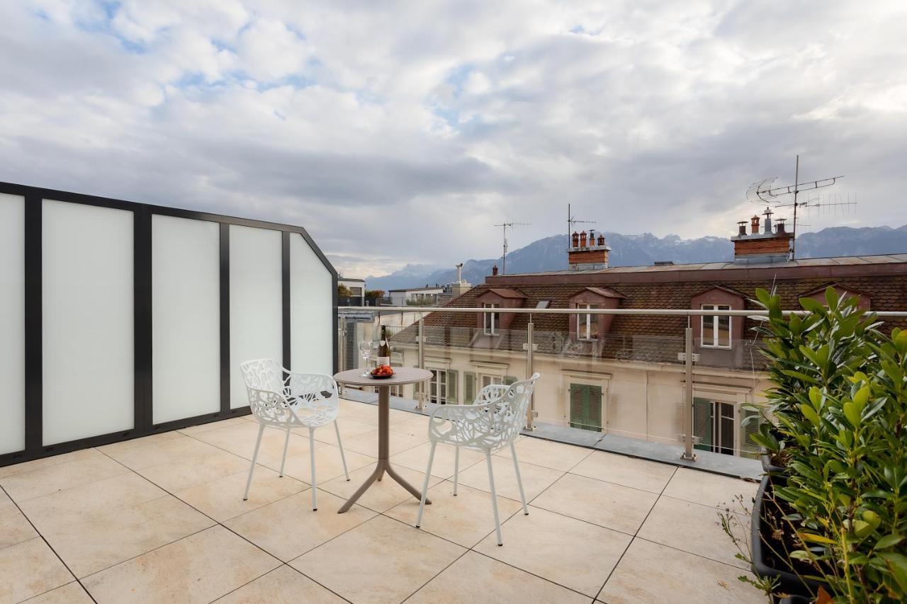 Visionapartments Vevey - Contactless Check-In Exterior foto